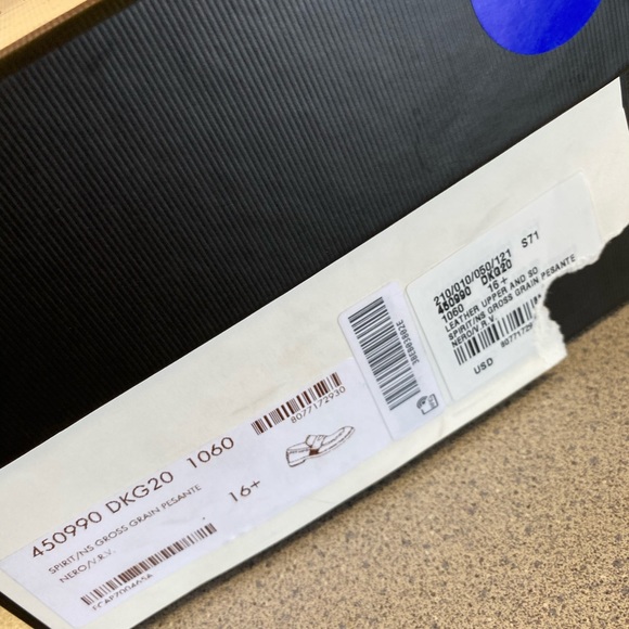 Gucci Mens Calfskin Web Bee Spirit Black Loafers - Picture 10 of 10